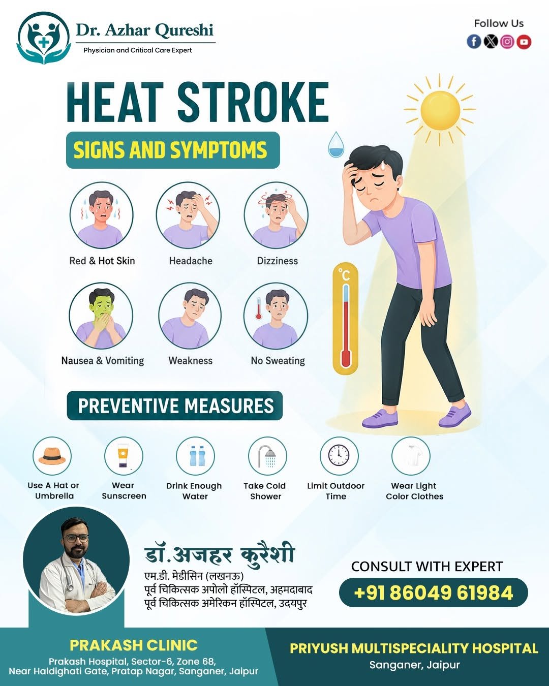 Heat Stroke: Don’t Ignore the Warning Signs